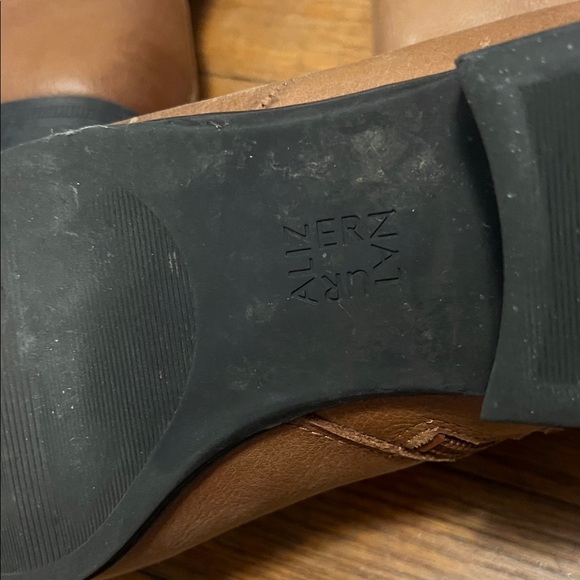 Brown Leather Naturalizer Riding Boots- Jaya - Picture 4 of 11